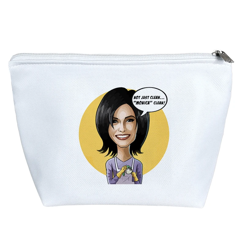 کیف لوازم آرایش دخترانه خندالو مدل مونیکا سریال فرندز کد 7937