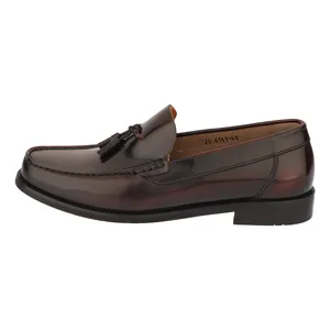 کفش کالج مردانه چرم مشهد مدل J6141-041