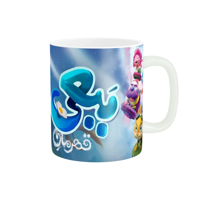 ماگ  پاد آفرین طرح کارتون ببعی قهرمان کد 2399