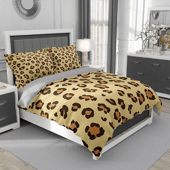 سرویس روتختی مدل پلنگی 5011 تک نفره 5 تکه