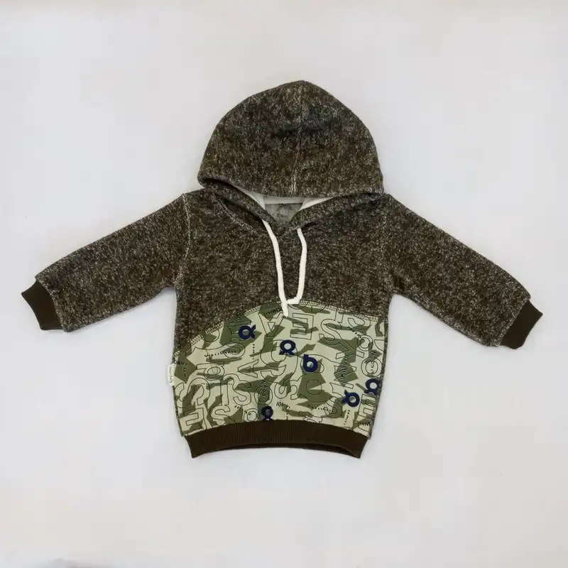 ست هودی و شلوار نوزادی مدل آلفابت001