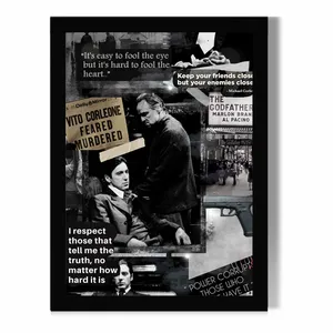 تابلو مدل دیواری طرح فیلم پدر خوانده The Godfather کد FD139
