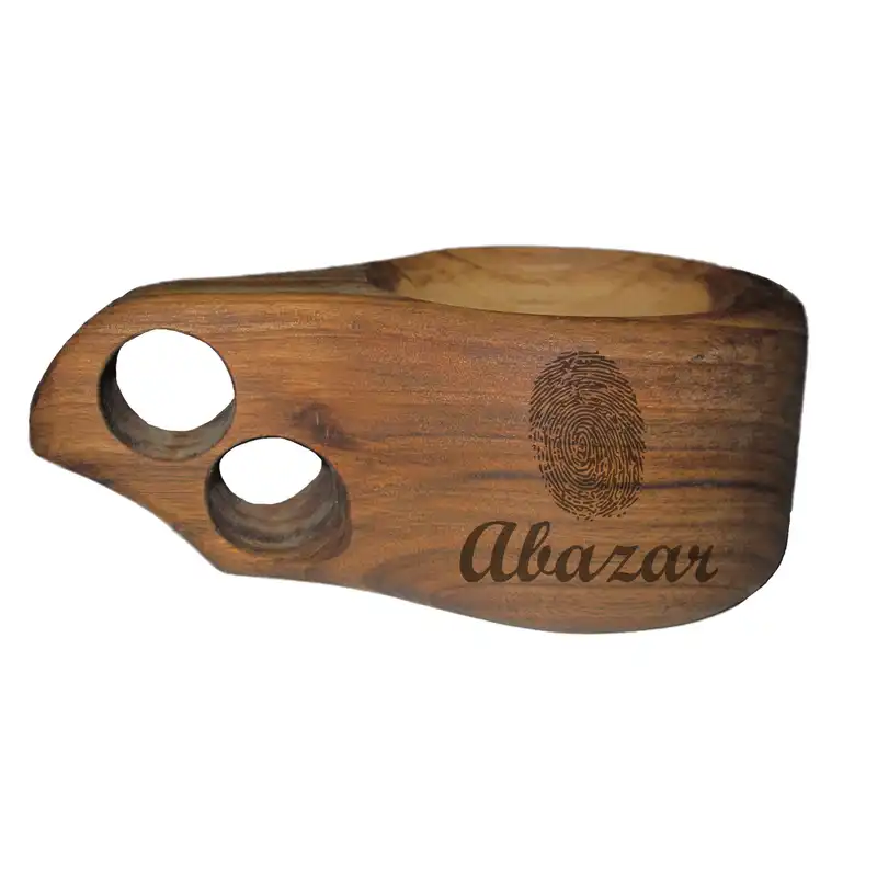 لیوان چوبی مدل اسم اباذر