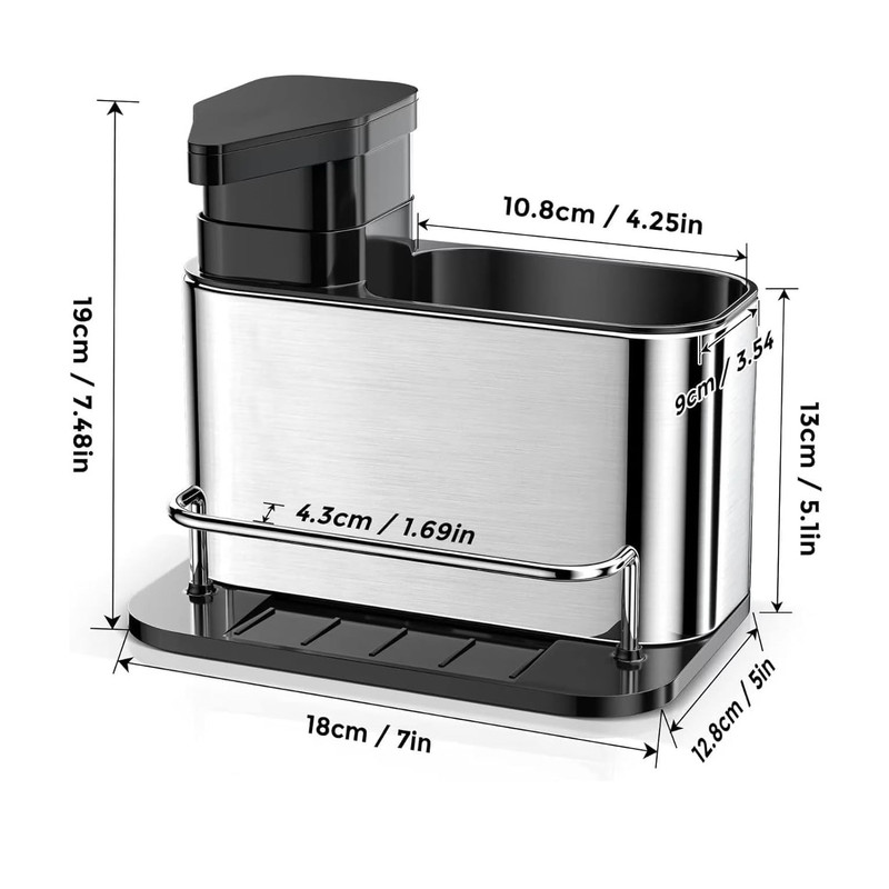 مخزن مایع ظرفشویی  مدل 3 کاره ترونی کد 3700