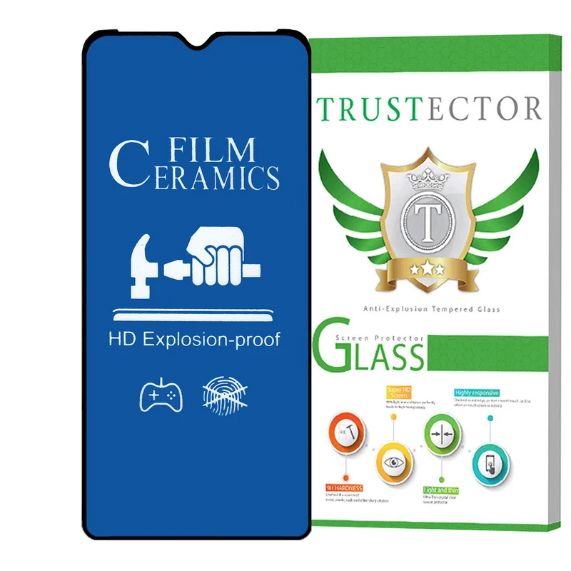 محافظ صفحه نمایش سرامیکی مات تراستکتور مدل CRMBLUET مناسب برای گوشی موبایل سامسونگ Galaxy A02