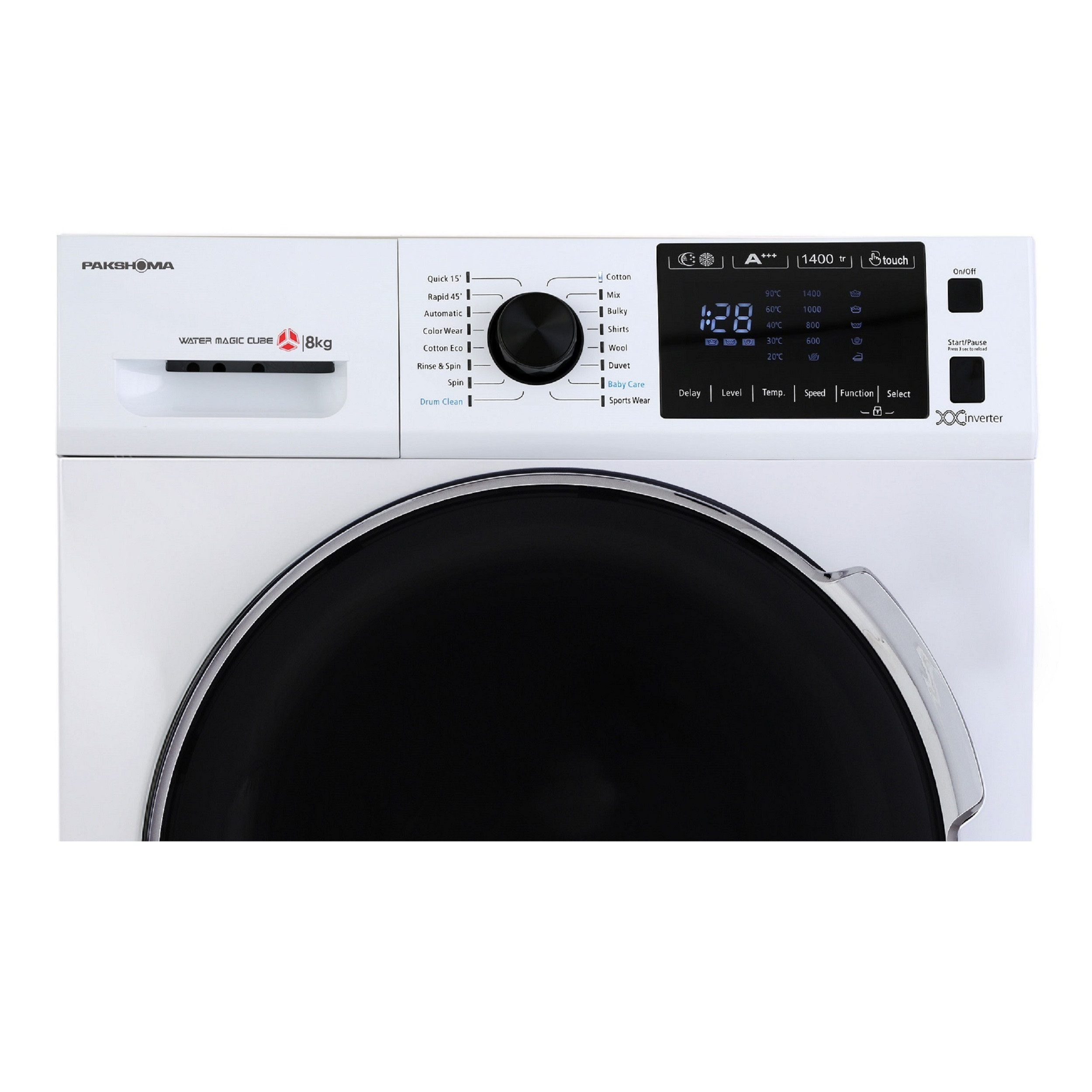 ماشین لباسشویی پاکشوما مدل TFI-84405 ظرفیت 8 کیلوگرم ماشین لباسشویی پاکشوما مدل TFI-84405 ظرفیت 8 کیلوگرم