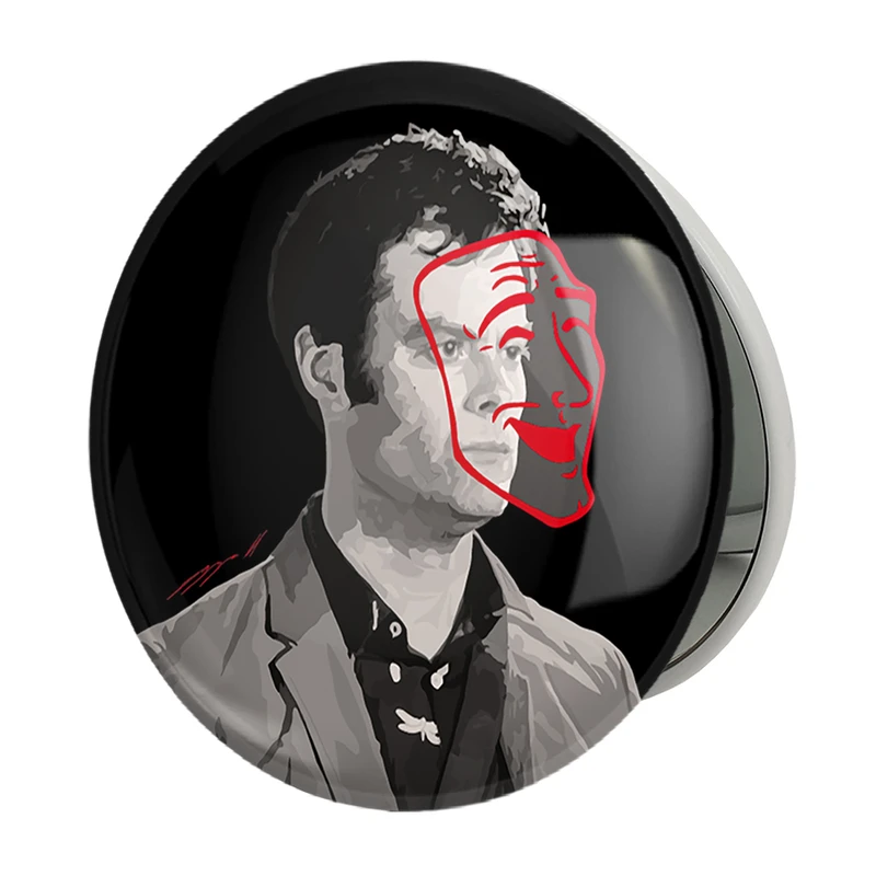 آینه جیبی خندالو طرح سریال بری Barry مدل تاشو کد 29803