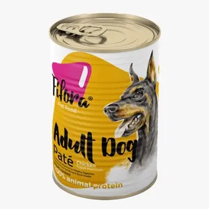 کنسرو غذای سگ نژاد بزرگ فیفورا سوپر پریمیوم مدل Adult Dog Large Breed طعم مرغ وزن 400 گرم