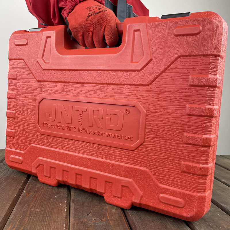 آچار بکس و سری آچار بکس جی ان ترد مدل 10010 مجموعه 172 عددی