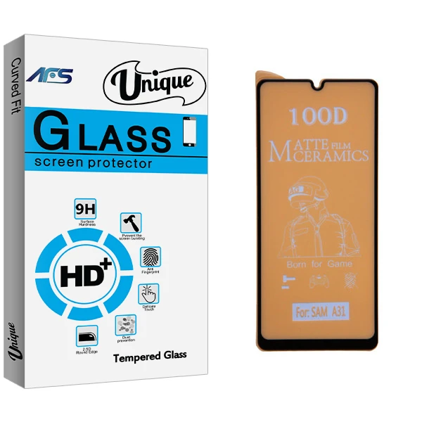محافظ صفحه نمایش مات ای اف اس مدل Unique Glass مناسب برای گوشی موبایل سامسونگ Galaxy A31