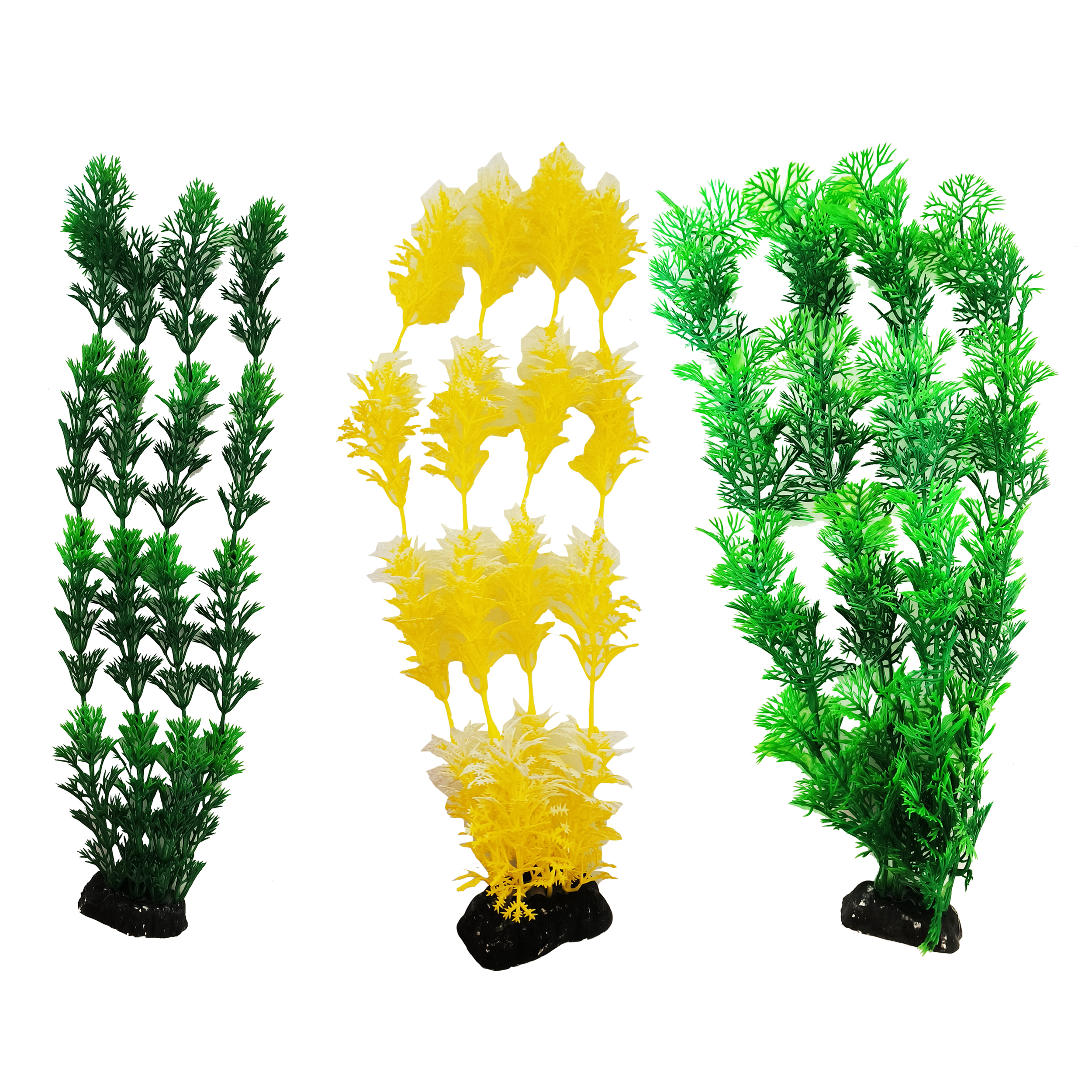 گیاه تزیینی آکواریوم کد B02 مجموعه 3 عددی