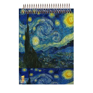 دفتر شطرنجی 100 برگ بانیبو مدل شب پرستاره کد 1104