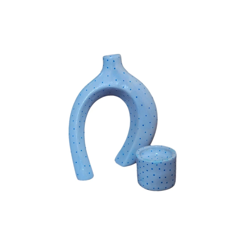 گلدان و جاشمعی مدل رخشا