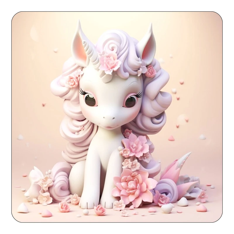 مگنت کاکتی طرح اسب تک شاخ و یونیکورن مدل mp32454