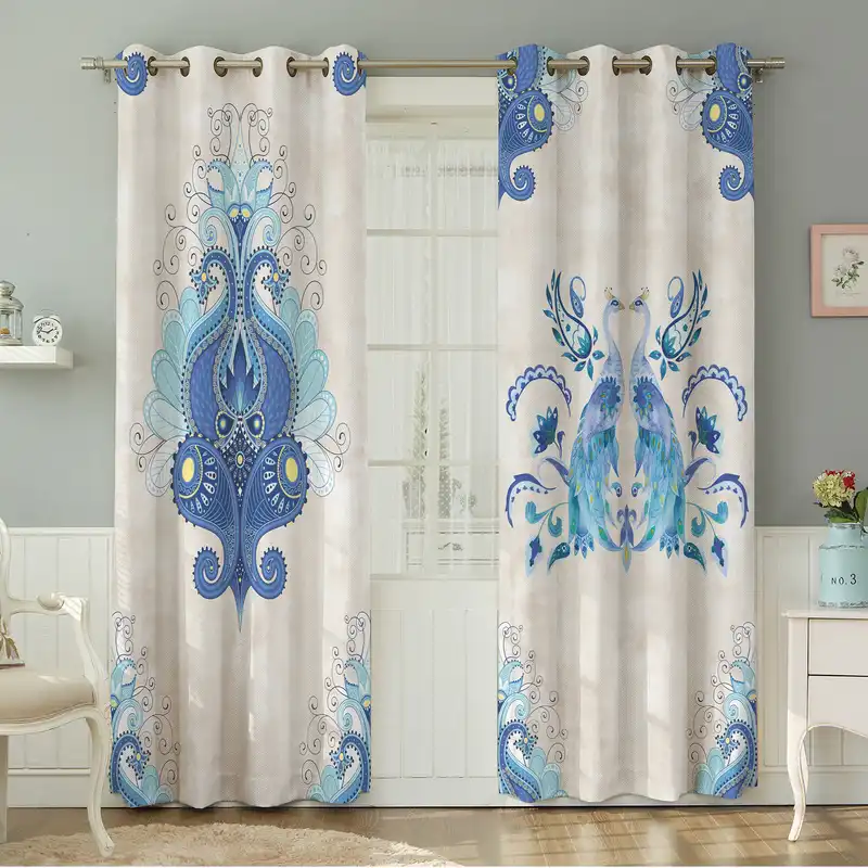 پرده نیروانا طرح مدرن مدل مخمل کد 4743 سایز 140×280 سانتی متر