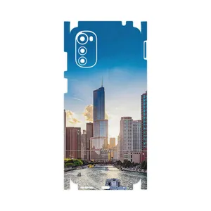 MAHOOT City of Chicago-FullSkin Cover Sticker for Motorola Moto E32s