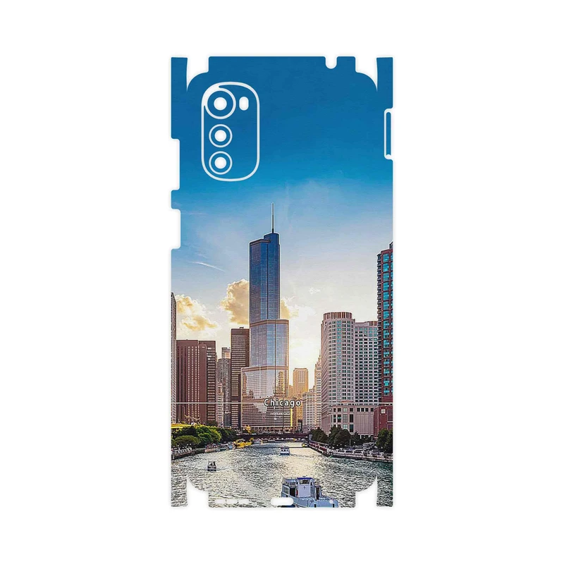 برچسب پوششی ماهوت مدل City of Chicago-FullSkin مناسب برای گوشی موبایل موتورولا Moto E32s
