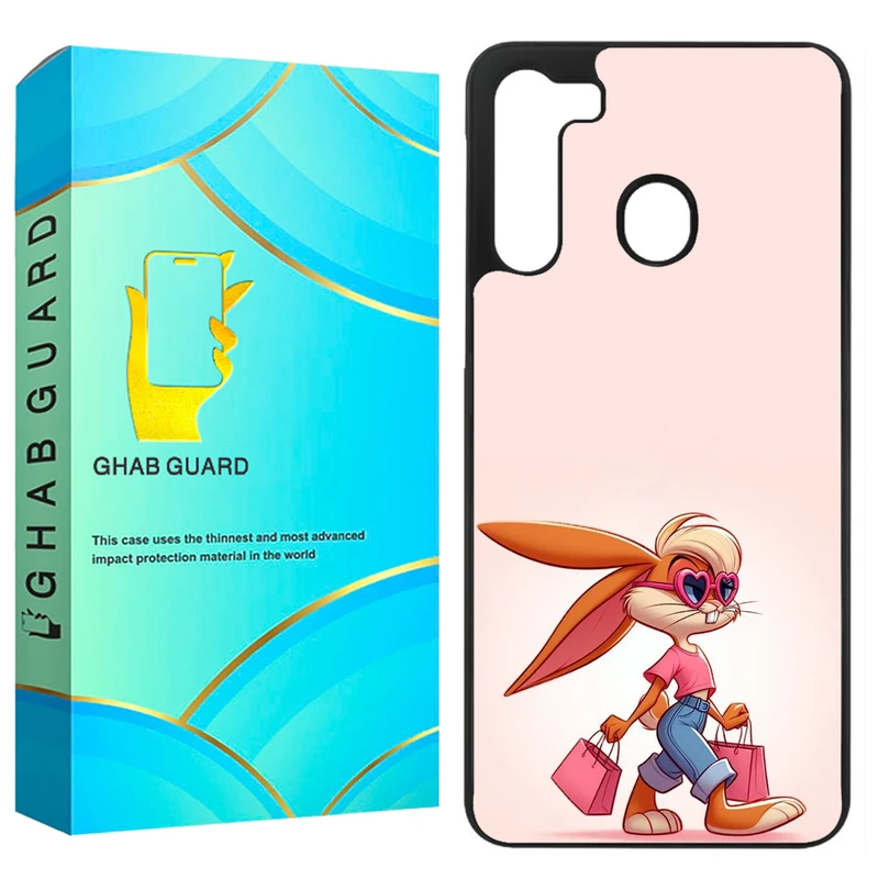 کاور قاب گارد طرح خرگوش مدل GCHPA21 مناسب برای گوشی موبایل سامسونگ Galaxy A21