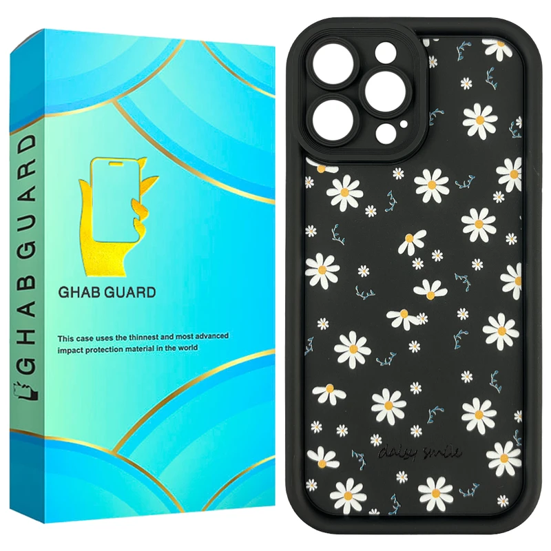 کاور قاب گارد طرح بابونه مدل BANR30 مناسب برای گوشی موبایل اپل iPhone 15 Pro Max 