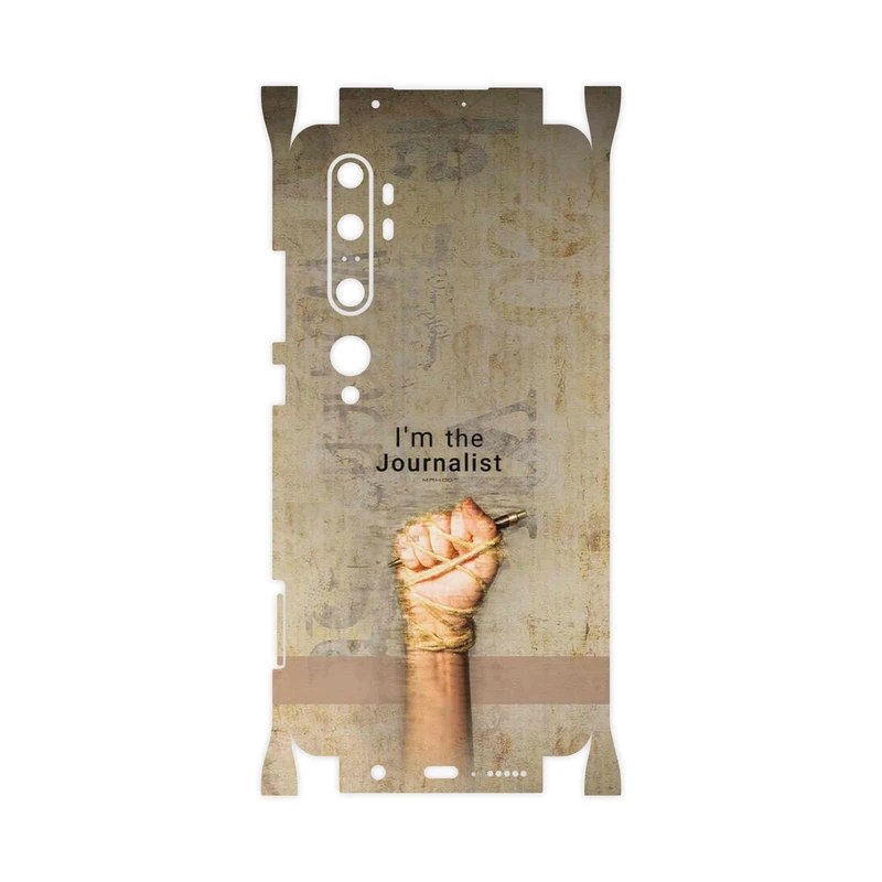 برچسب پوششی ماهوت مدل Journalist-FullSkin مناسب برای گوشی موبایل شیائومی Mi Note 10 Pro