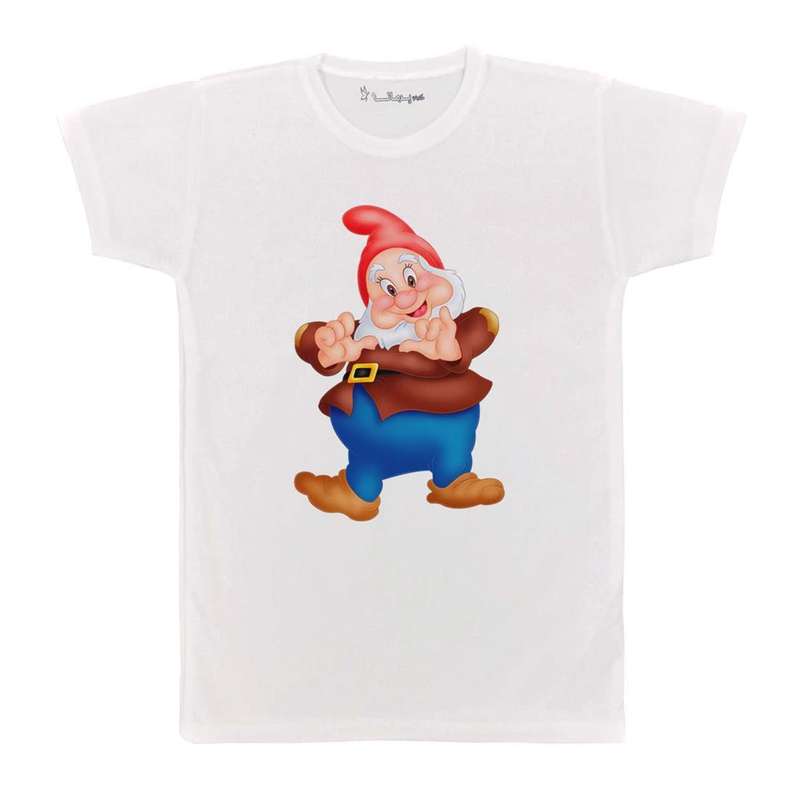 تی شرت بچگانه پرمانه طرح سفید برفی و هفت کوتوله کد pmt.5817