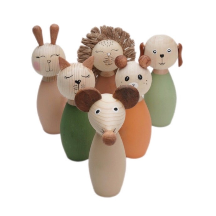 اسباب بازی زینتی مدل بولینگ حیوانات