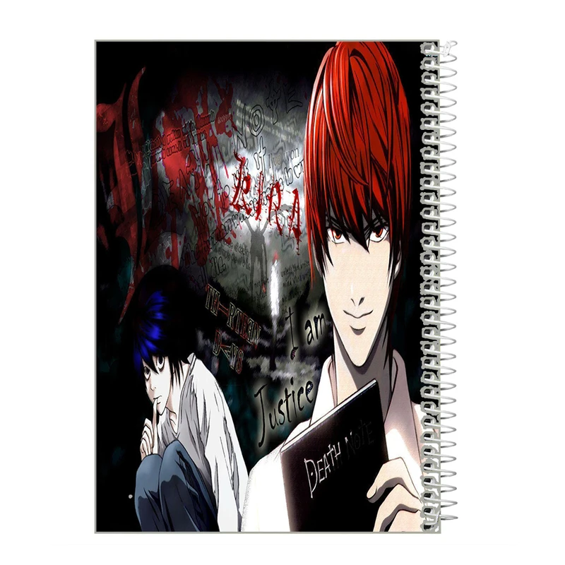 دفتر زبان 60 برگ طرح انیمه death note کد z591
