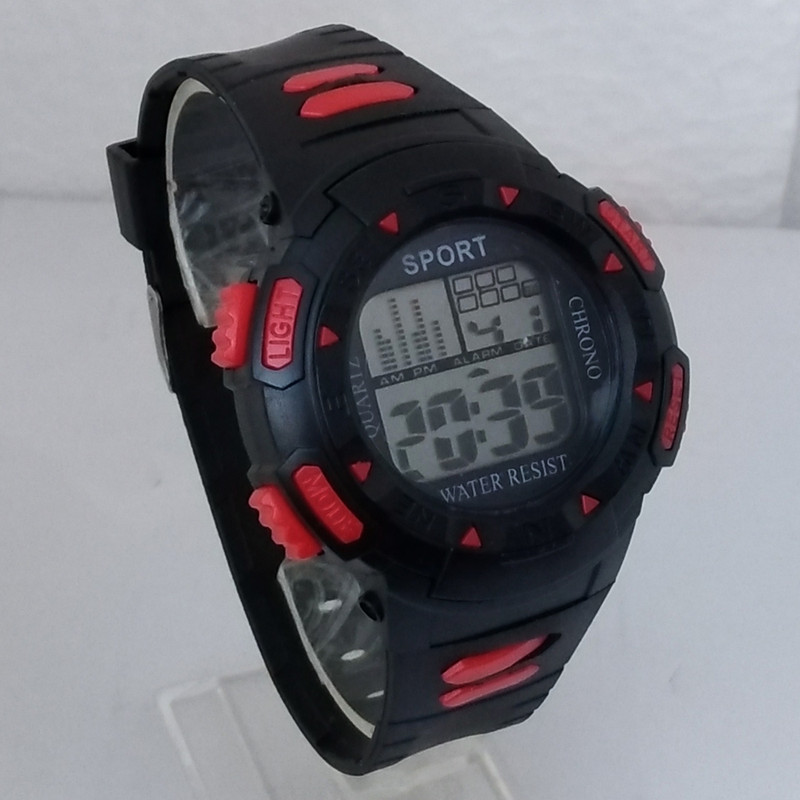 ساعت مچی دیجیتال بچگانه مدل ضدآب ورزشی اسپرتSPORT تاریخ شمار چراغ هفت کد 2