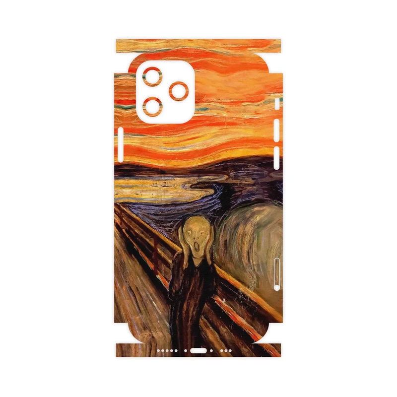 برچسب پوششی ماهوت مدل The Scream of Munch-FullSkin مناسب برای گوشی موبایل اپل iPhone 12 Pro