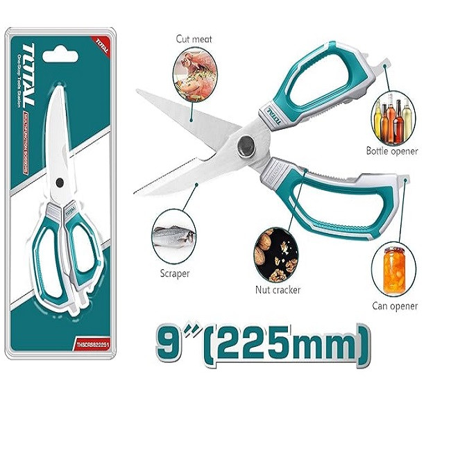 قیچی آشپزخانه چندمنظوره توتال مدل THSCRS822251 قیچی آشپزخانه چندمنظوره توتال مدل THSCRS822251