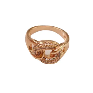 انگشتر زنانه زد جی جولری مدل مارپیچ