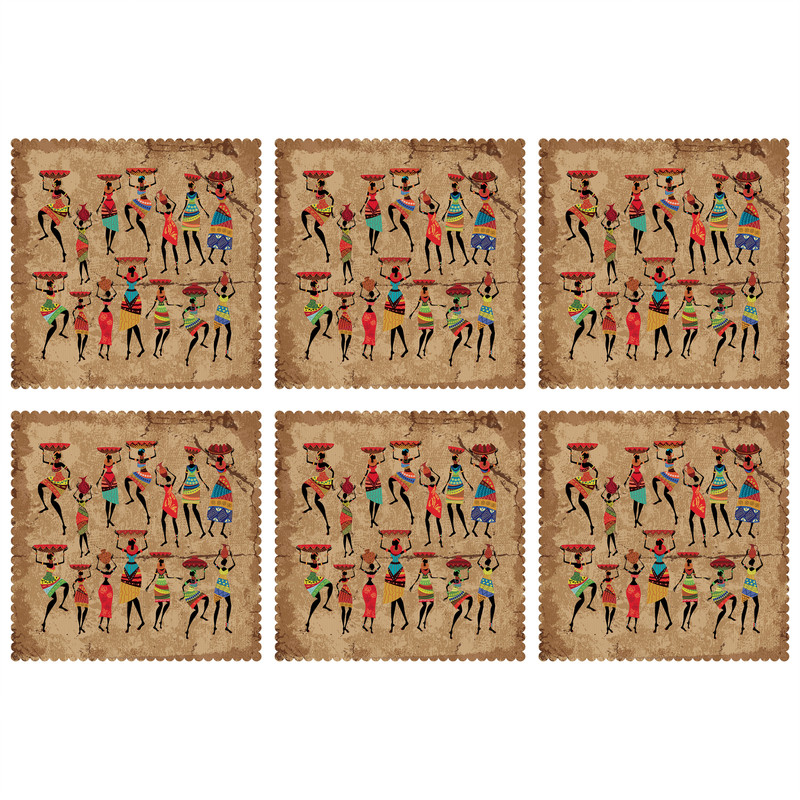 زیربشقابی مدل U1-42005 بسته 6 عددی