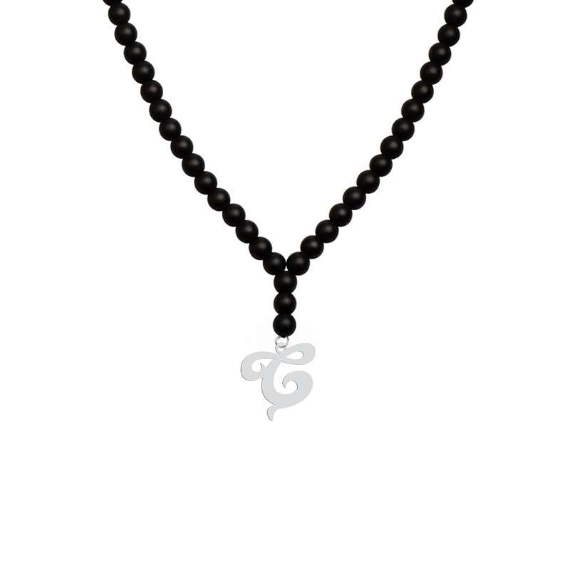 گردنبند نقره زنانه هایکا مدل حرف C کد n.ha1-785