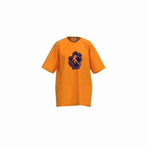 تی شرت لانگ زنانه برساد مدل B403 رنگ پرتقالی