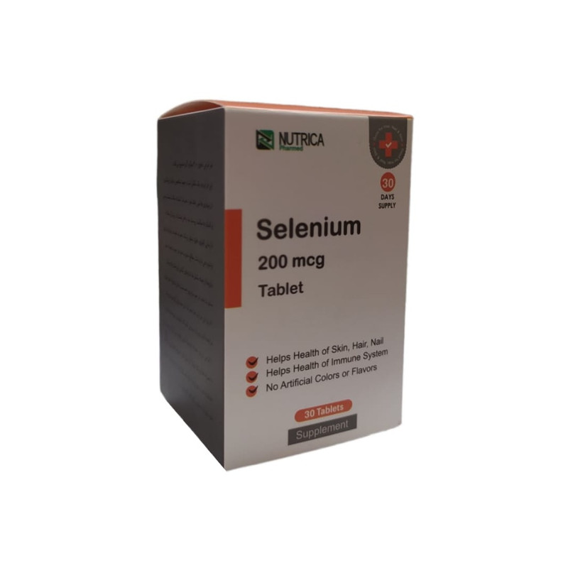 قرص سلنیوم نوتریکا - 200 میکروگرم بسته 30 عددی
