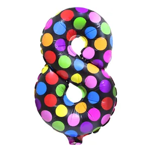 بادکنک فویلی مدل اعداد کد N-8