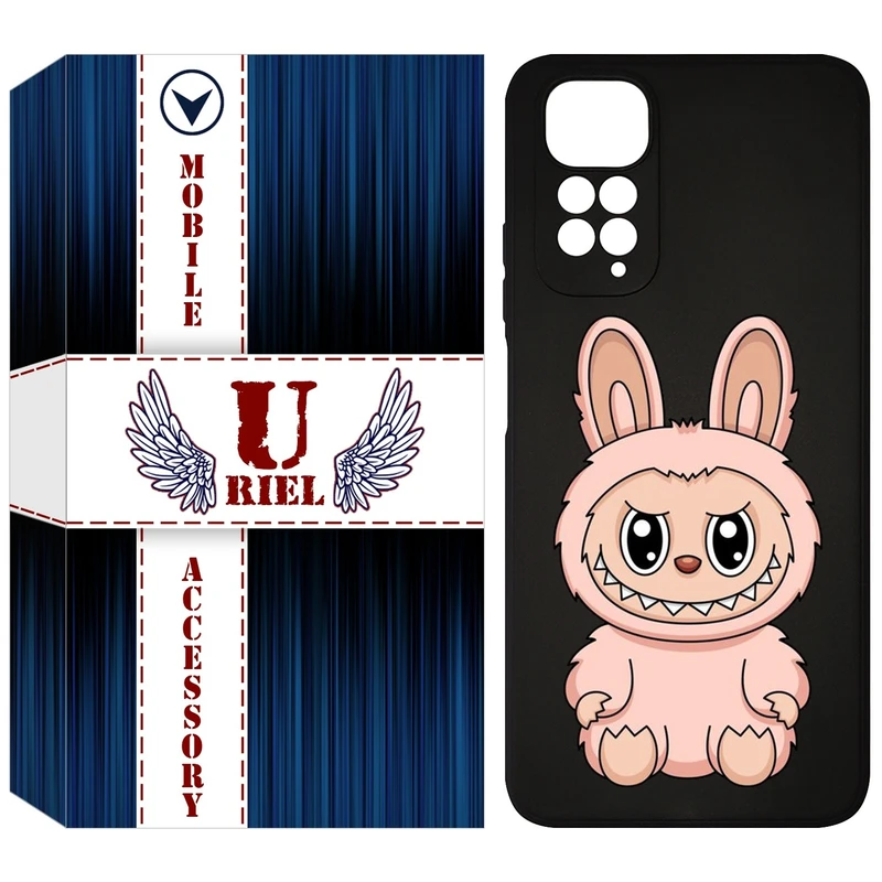 کاور یوریل مدل KSH کد 138 طرح عروسک لبوبو مناسب برای گوشی موبایل شیائومی Redmi Note 11 4G / Note 11S