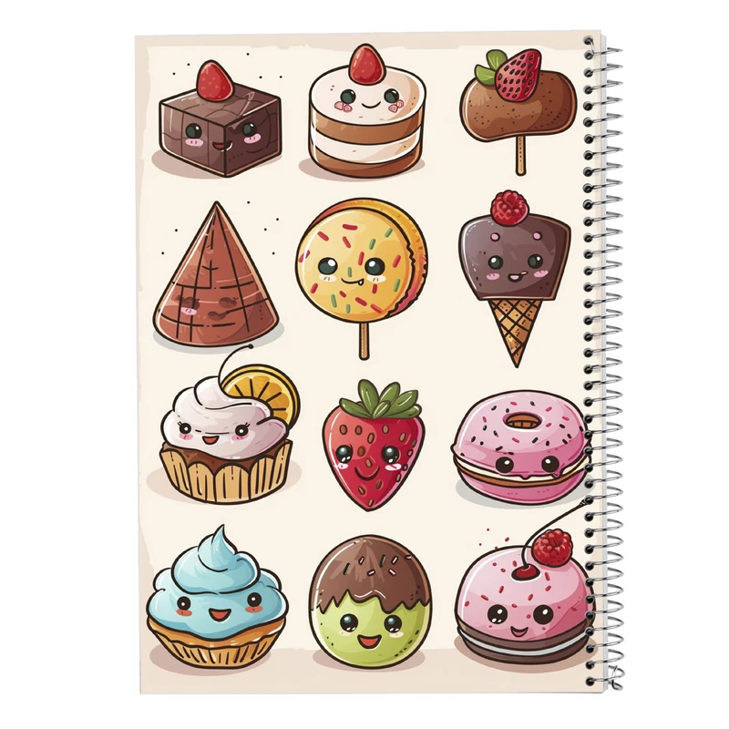 دفتر مشق 50 برگ مدوپد مدل سگ و گربه کد DF17338