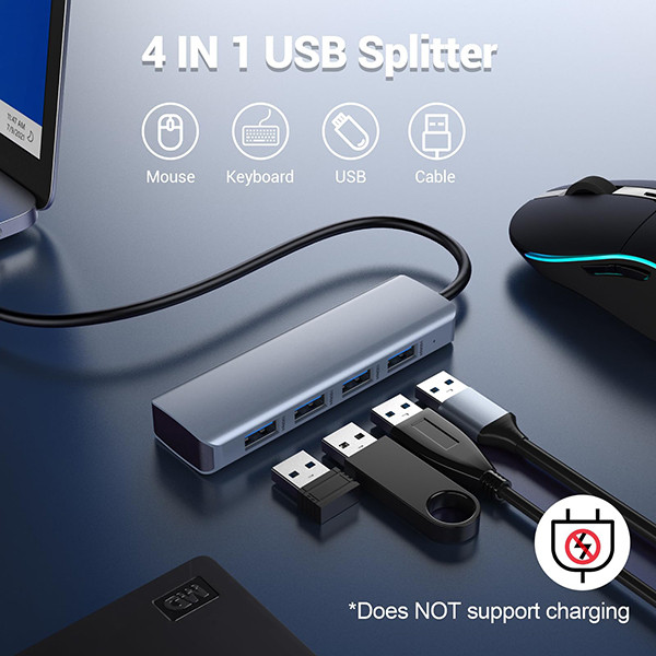 هاب 4 پورت USB-C مدل HB045A
