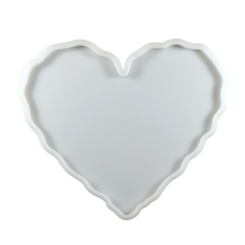 قالب رزین مدل زیر لیوانی طرح قلب کد ZH