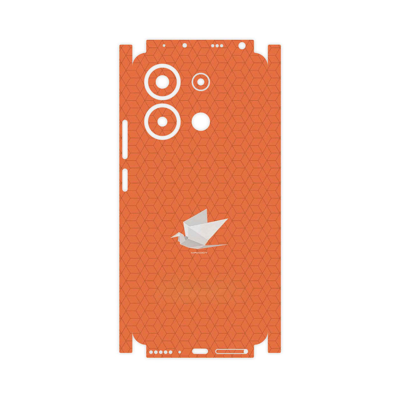 برچسب پوششی ماهوت مدل Minimalist origami bird-FullSkin مناسب برای گوشی موبایل شیائومی Redmi Note 13 4G