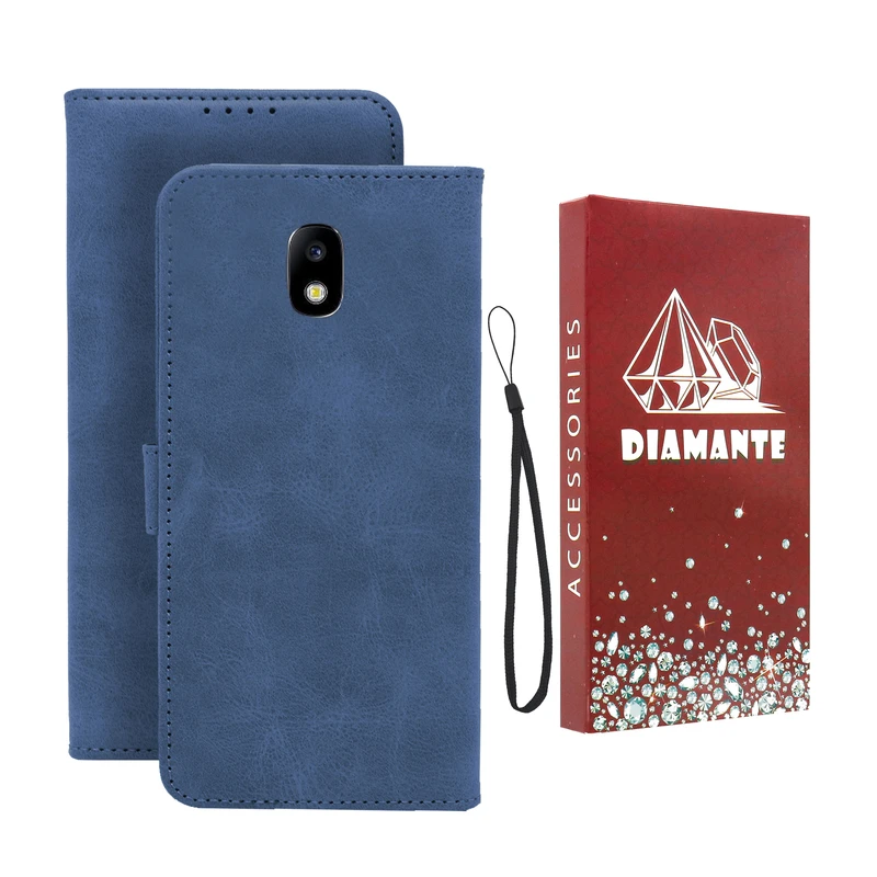کیف کلاسوری دیامانته مدل Bandaviz Rd مناسب برای گوشی موبایل سامسونگ Galaxy J7 Pro / J730  به همراه بند آویز