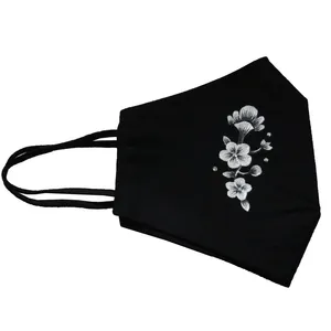 ماسک پارچه ای زنانه مدل M1021 نقاشی