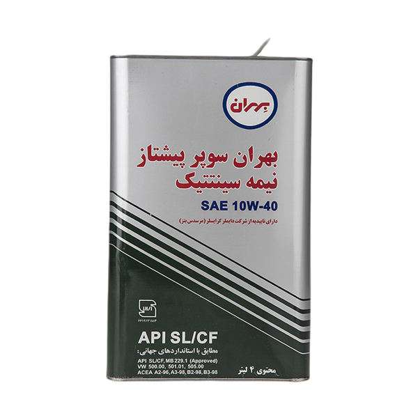 روغن موتور خودرو بهران مدل Super Pishtaz SAE حجم 4 لیتر