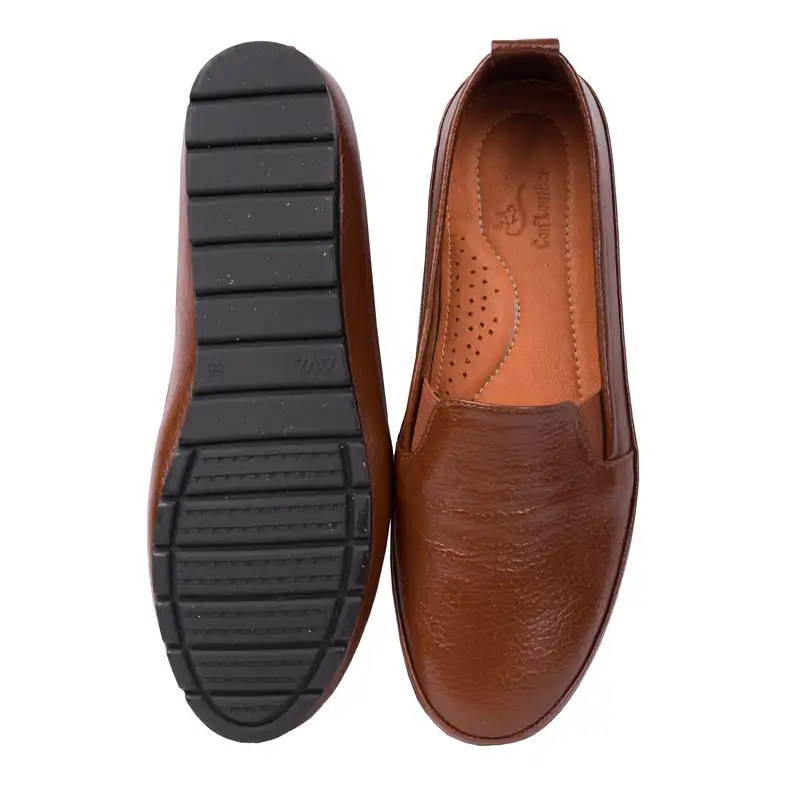 کفش روزمره زنانه چرم کن ا مدل P-105