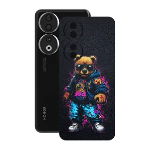 Remax cover sticker Leth model Sport bear design suitable for Honor 90 mobile phone