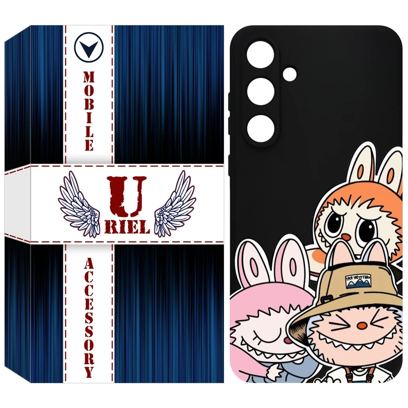 کاور یوریل مدل KSH کد 145 طرح عروسک لبوبو مناسب برای گوشی موبایل سامسونگ Galaxy S24 FE