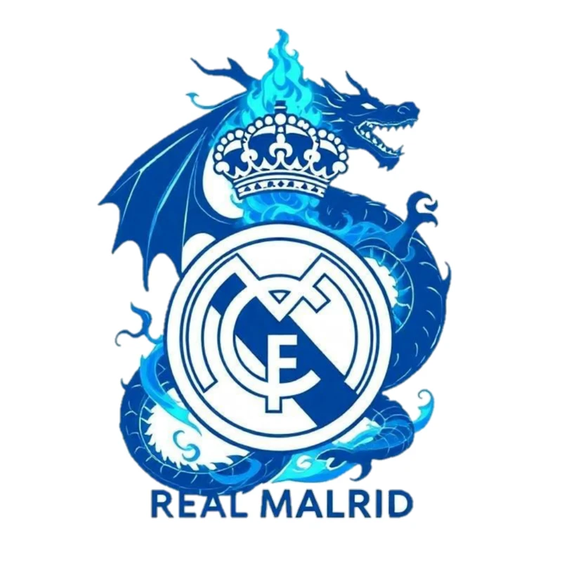 استیکر پارچه و لباس پاد آفرین مدل فوتبالی رئال مادرید کد 4569