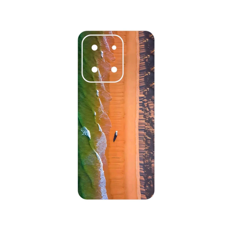 برچسب پوششی ماهوت مدل Beach and Green Sea مناسب برای گوشی موبایل شیائومی Poco C85