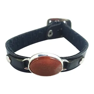 دستبند مردانه سلین کالا مدل عقیق خطی ce-As216